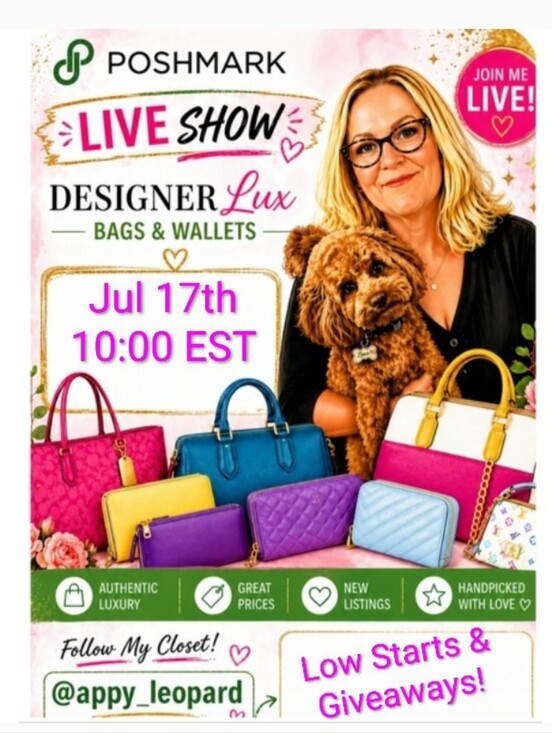 Handbags - Jane's Live Show Flyer